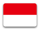 Indonesia flat flag 160x120