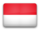 Indonesia glossy flag 80x60